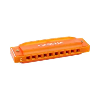 Hage Fun Blues Mundharmonika Orange (incl. Hard Case And Flyer) (Mundharmonika, Diatonisch, C-Dur), Blasinstrumente, Orange