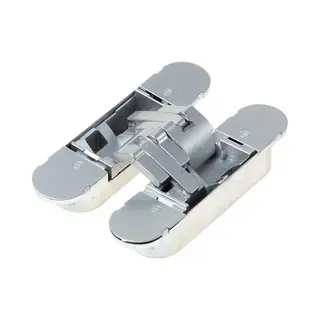 Breuer & Schmitz Bsw Onzichtbaar Scharnier, 3D, Type Hide 130-70, Afmeting 130x30mm, Kleur F1, Brandwerend 30 Minuten