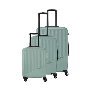 Travelite Trolleyset "Bali 4w L/M/S" Kofferset Reisegepäck Reisekoffer Hartschallenkoffer Tsa Schloss
