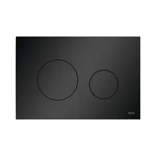 Tece Wc-Betätigungsplatte TECEloop, Kunststoff, Für Zweimengentechnik, 92409, Farbe, Schwarz Matt