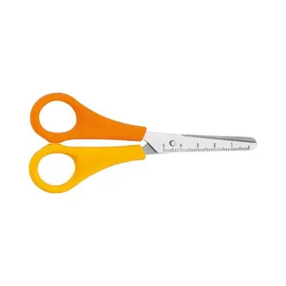 Westcott Universalschere 00 Schere Kids Linkshänder Kunststoffgriff In Gelb/orange Rund 13 Cm
