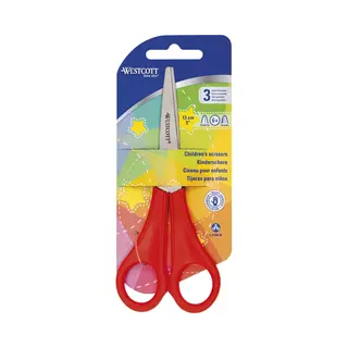 Westcott Bastelschere Kids 130mm Stahl Rot Kids 130mm Stahl Rot