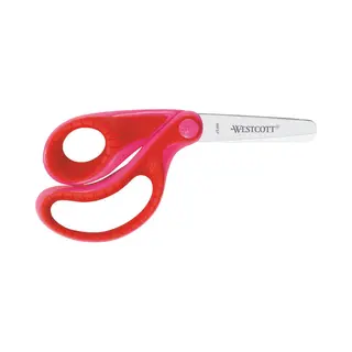 Westcott E-22001 00 Ergo Junior Softgrip Schere Bastelschere, 13 Cm, Stahl, Rosa, 12.9 X 6.1 X 1 Cm