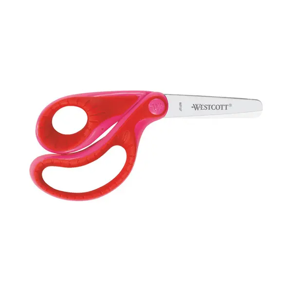 Westcott E-22001 00 Ergo Junior Softgrip Schere Bastelschere, 13 Cm, Stahl, Rosa, 12.9 X 6.1 X 1 Cm thumbnail
