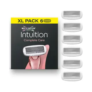 Wilkinson Intuition Wilkinson Sword Intuition Complete Care Navulmesjes Voor Vrouwen, Hydro-Boost-serum, 6 Navulmesjes