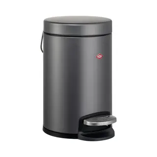Wesco Kosmetik 133 Afvalbakje | Pedaalemmer | 3 Liter | Metaal - Mat Grafiet | Make-up Afvalemmer