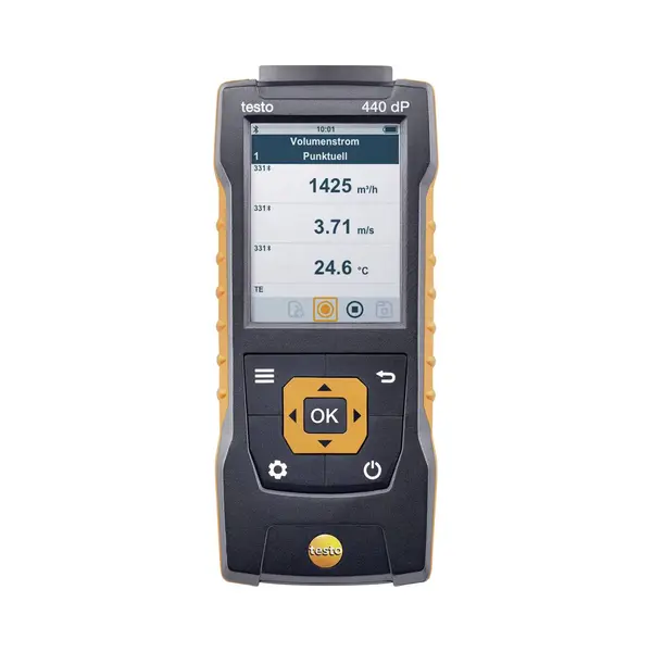 Testo 440 dP Data Logging Air Quality Monitor for Air Velocity, Temperature, +1370 (Temperature-Tc) °C, +150 thumbnail