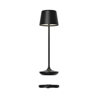 Sompex Leonardo Tafellamp Bari | Zwart | Oplaadbaar - Dimbaar - Voor Binnen En Buiten - Acculamp