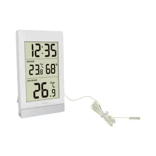 Technoline Ws 7039 digitale Wetterstation Silber, Weiß
