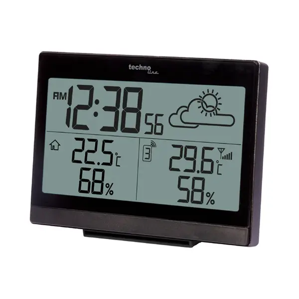 Technoline Ws 9252 digitale weerstation Zwart thumbnail