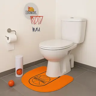 Out Of The Blue Toilet Basketbal Set