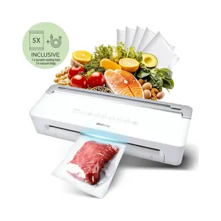 AddLiving Vakuumierer | Vakuumiergerät Für Lebensmittel | Inkl. 5 Vakuumbeutel (20 X 30 Cm) | Vacuum Sealer Machine | Automatisches