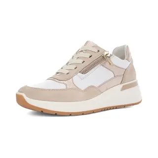 Ara Damen Garda Sneaker, Shell Weiss Sand, 38 Eu Weit