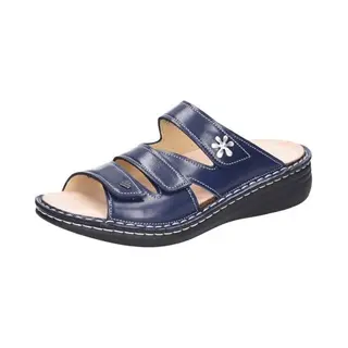 Finn Comfort 02640-195241 Grenada - Damen Pantolette - Blue, Größe, 37 Eu