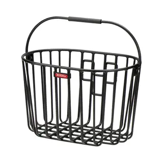 KLICKfix Alumino Front-Fahrradkorb 16 L Aluminium Schwarz
