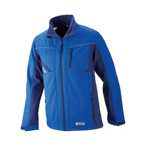 Planam Softshelljacke Highline Kornblau/marine Xxxl thumbnail