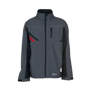 Planam Softshelljacke Highline Schiefer/schwarz M