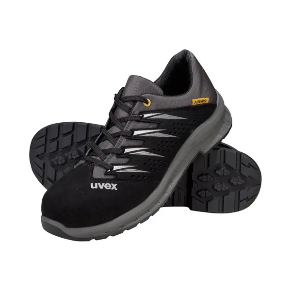 Uvex 2 Trend - Sicherheitsschuhe S1 Src Esd - Grau/Schwarz - Gr. 45 thumbnail