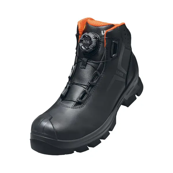 Uvex 6532252 veiligheidsschoeisel Man Volwassene Zwart, Oranje thumbnail