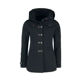 Red By Emp Cushy Coat Kapuzenjacke Schwarz In M
