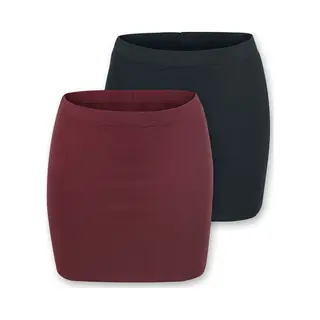 Red By Emp The Double Life Mini Skirt Black Bordeaux