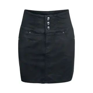 Rock Rebel By Emp Miss Nothing Mini Skirt Black