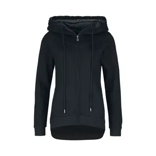 Red By Emp Zip-Up Longjacket Kapuzenjacke Schwarz In Xxl