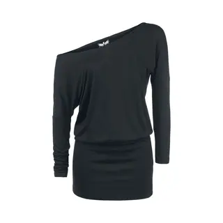 Black Premium By Emp Hold Loosely Mini Dress Black