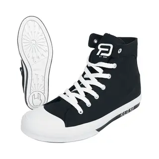 Red By Emp Walk The Line Sneaker High Schwarz Weiß In EU40