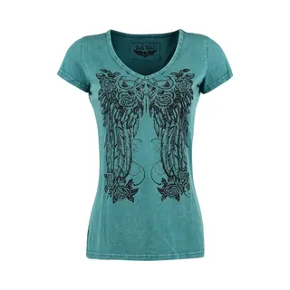Rock Rebel By Emp Shades Of Truth T-Shirt Petrol In L
