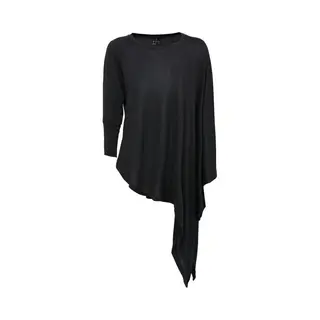 Forplay Knitted Asymmetric Sweater Sweatshirt Schwarz In Xxl