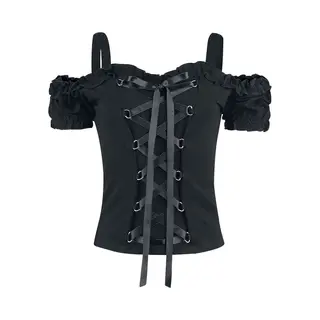 Gothicana By Emp Luise T-Shirt Black
