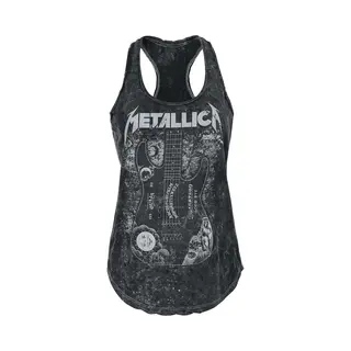Metallica Ouija Guitar Top Black