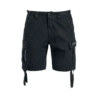 Black Premium By Emp Army Vintage Shorts Short Schwarz In 34