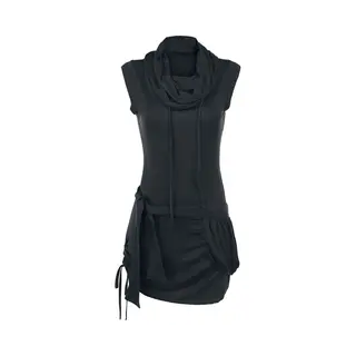 Red By Emp High Neck Dress Mini Dress Black