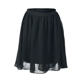 Forplay Schwingender Ciffonrock Kurzer Rock Schwarz In Xxl