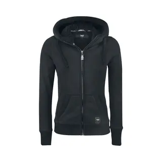 Black Premium By Emp Teddy Hooded Jacket Hoodie Jacket Black