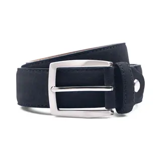 Suitable Wildleder Gürtel Dunkelblau 309 - Größe 95