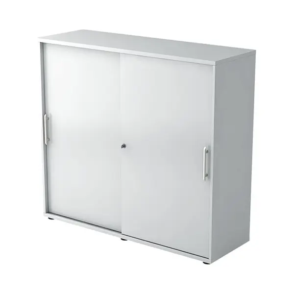 Hammerbacher Schiebetürenschrank 3 Oh Grau, 120x110x40 Cm thumbnail