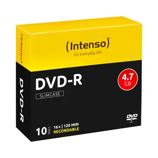 Intenso Dvd-R 4.7GB, 16x 4,7 Gb 10 Stück(e)