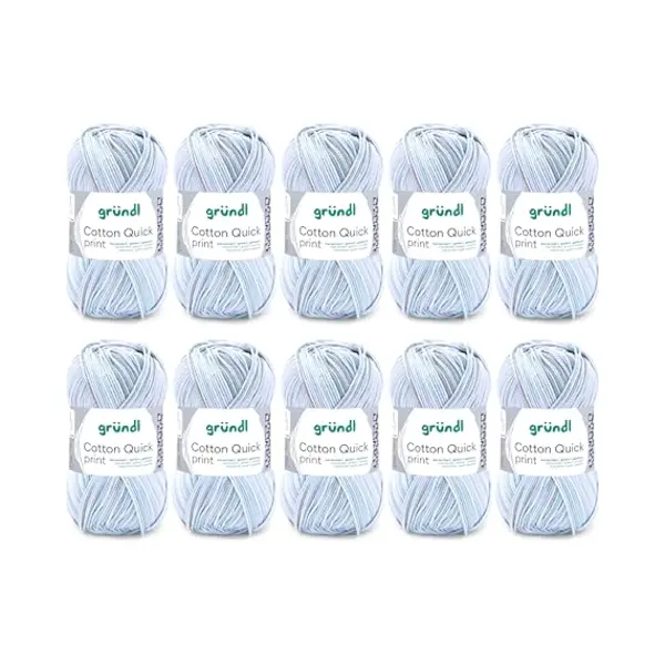 Gründl Wolle 861-240 Cotton Quick Print 10x50gram thumbnail