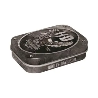 Harley Davidson - Pepermunt Blik Mint Box 4 X 6 Cm