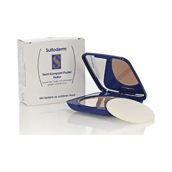 Sulfoderm S Teint-Kompakt-Puder Natur, 10 G Puder thumbnail