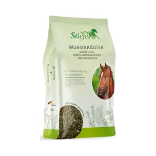 Stiefel Wurmkräuter Für Pferde, 100% Naturbelassene Kräutermischung, Kann Zur Unterstützung Der Darmflora Beitragen, Keine Wurmkur, 1kg