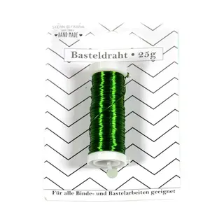 Stern Fabrik Binddraad/wikkeldraad - Op Rol - Groen - 50 M X 0, 35 Mm - Hobbydraad/bloemendraad