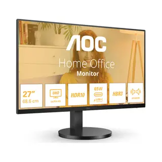 Aoc B3 U27B3CF Computerbildschirm 68,6 cm (27") 3840 x 2160 Pixel 4K Ultra Hd Lcd Schwarz