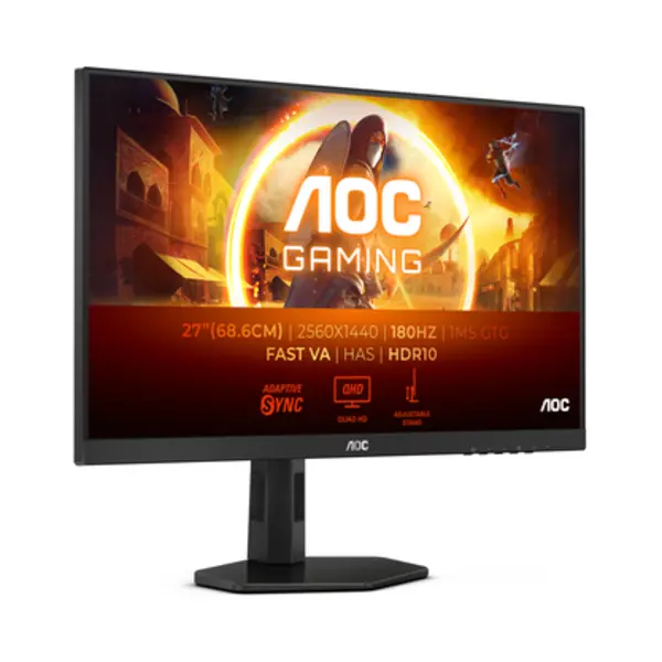 Aoc G4 Q27G4XN Computerbildschirm 68,6 cm (27") 2560 x 1440 Pixel Quad Hd Lcd Schwarz, Grau thumbnail