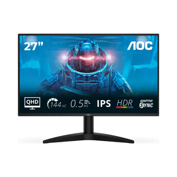 Aoc B3 Q27B36X Computerbildschirm 68,6 cm (27") 2560 x 1440 Pixel Quad Hd Led Schwarz thumbnail