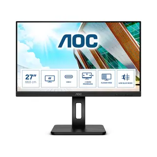 Aoc U27P2CA Computerbildschirm 68,6 cm (27") 3840 x 2160 Pixel 4K Ultra Hd Led Schwarz