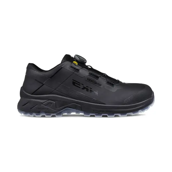 Hks AirGuard Black Boa S3L Werkschoenen - Veiligheidsschoenen - Safety Shoes - Heren - Dames - Laag - Stalen Neus - Zonder Veters - Antislip - Esd - thumbnail